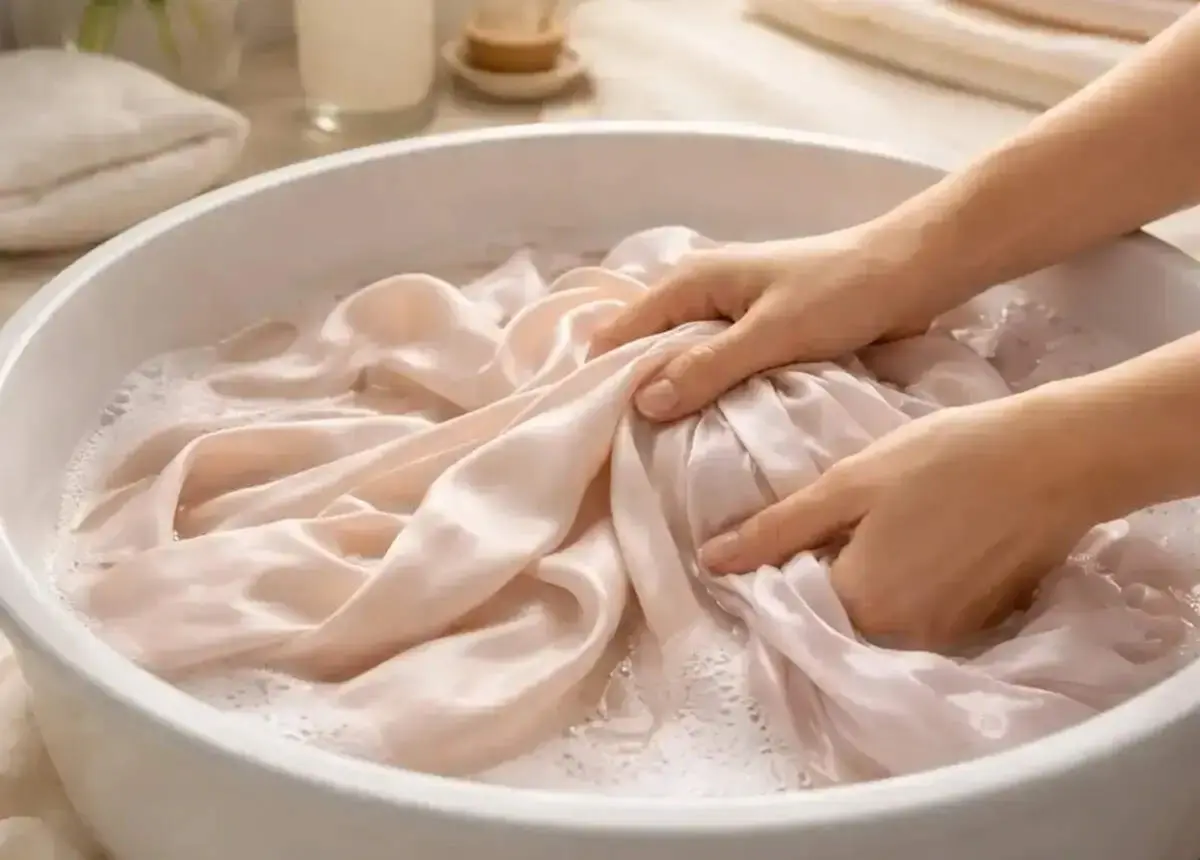 روش‌های اصولی شستشوی ملحفه ابریشمی در منزل

