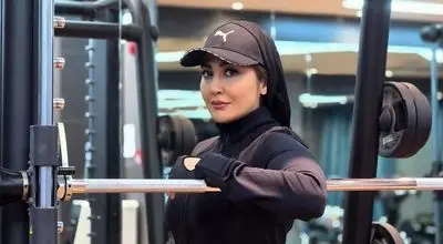 پست انگیزشی مریم معصومی با لباس تنیس