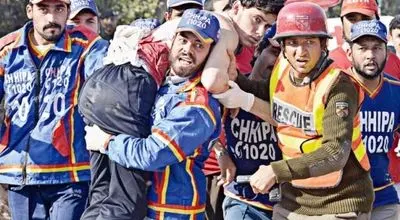 حمله تروریستی به مقر فرماندهی نیروهای مرزی در پیشاور پاکستان