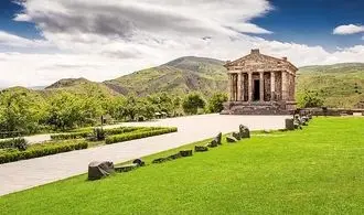 تصاویری جالب از معبد باستانی گارنی در ارمنستان