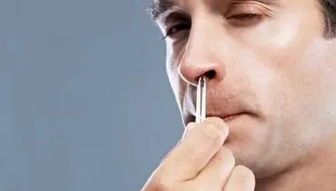 چرا نباید موهای بینی را با موچین یا موم بکنیم؟