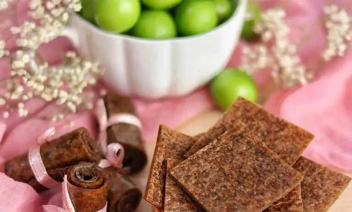 طرز تهیه لواشک خانگی گوجه سبز و کیوی