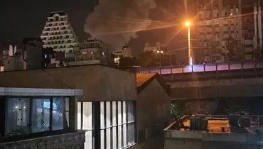 هدف قرار گرفتن مناطق مسکونی در تهران+فیلم