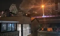 انفجار در یک ساختمان مسکونی منطقه فرحزاد تهران

