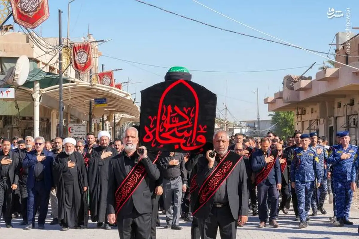 تصاویر | تشییع نمادین امام سجاد(ع) در سامرا