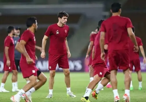 
تمرینات سبک پرسپولیس در هتل
