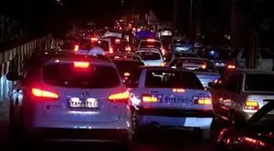 وضعیت ترافیک شب یلدا در اتوبان چمران تهران +ویدئو