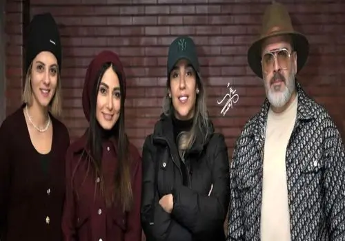 دورهمی بازیگران در نمایش «باران اسیدی»؛ از استایل متفاوت بهرنگ علوی تا حضور پسر سپند امیر‌سلیمانی!