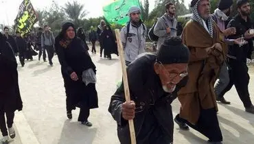 سالمندان این گونه به پیاده‌روی اربعین بروند!