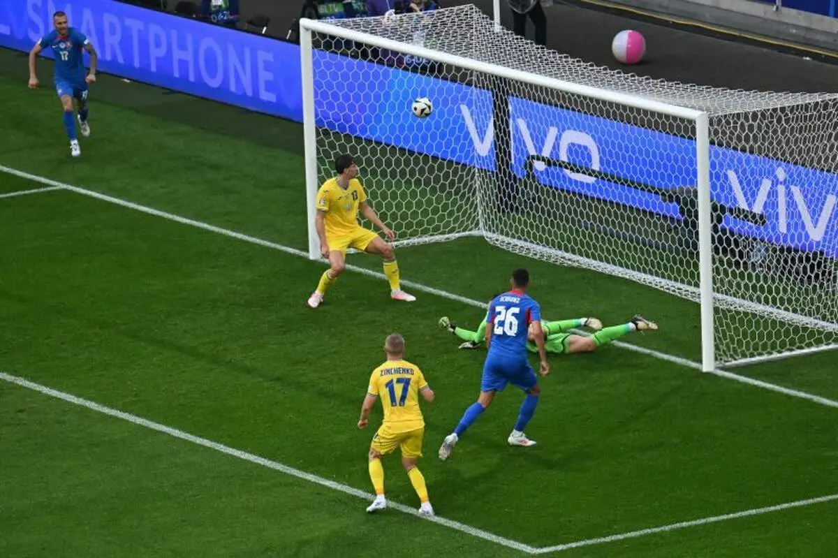 اوکراین 2 - 1 اسلواکی؛ شگفتی ساز جام، شگفت زده شد
