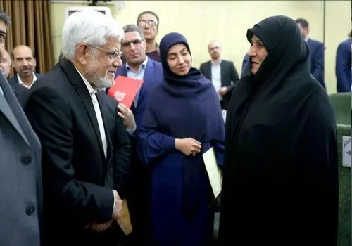 دیدار عارف با رئیس‌جمهور تاجیکستان