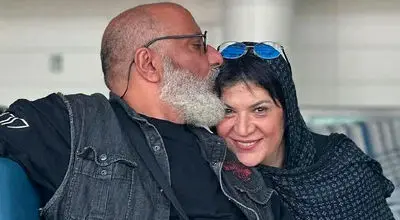  «ریما رامین‌فر» 44 ساله با همسر و پسرش در «تخت جمشید»؛ سال 93