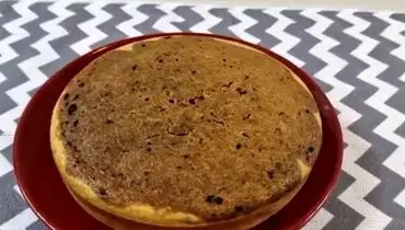 طرز تهیه کیک خوشمزه میوه ای با میکس جادویی سیب و پرتقال+ فیلم