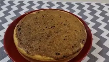 طرز تهیه کیک خوشمزه میوه ای با میکس جادویی سیب و پرتقال+ فیلم