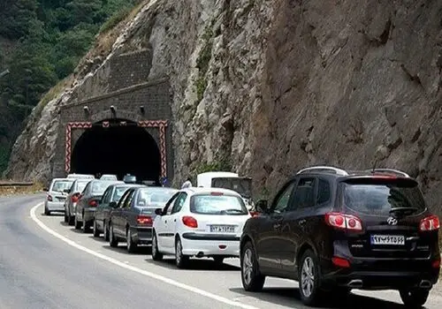 جاده چالوس یک طرفه شد 