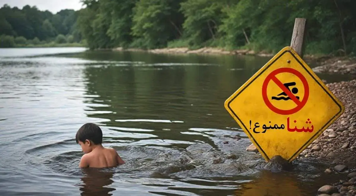  پایان تلخ بازی کودکانه در آب؛ کودک ۳ ساله در استخر روستایی غرق شد