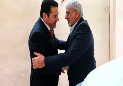 حضور سردار قاآنی جشن پیروزی در تهران + فیلم