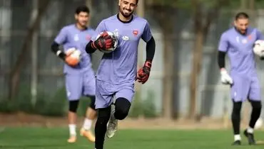 خداحافظی رسمی دروازه بان پرسپولیس + عکس