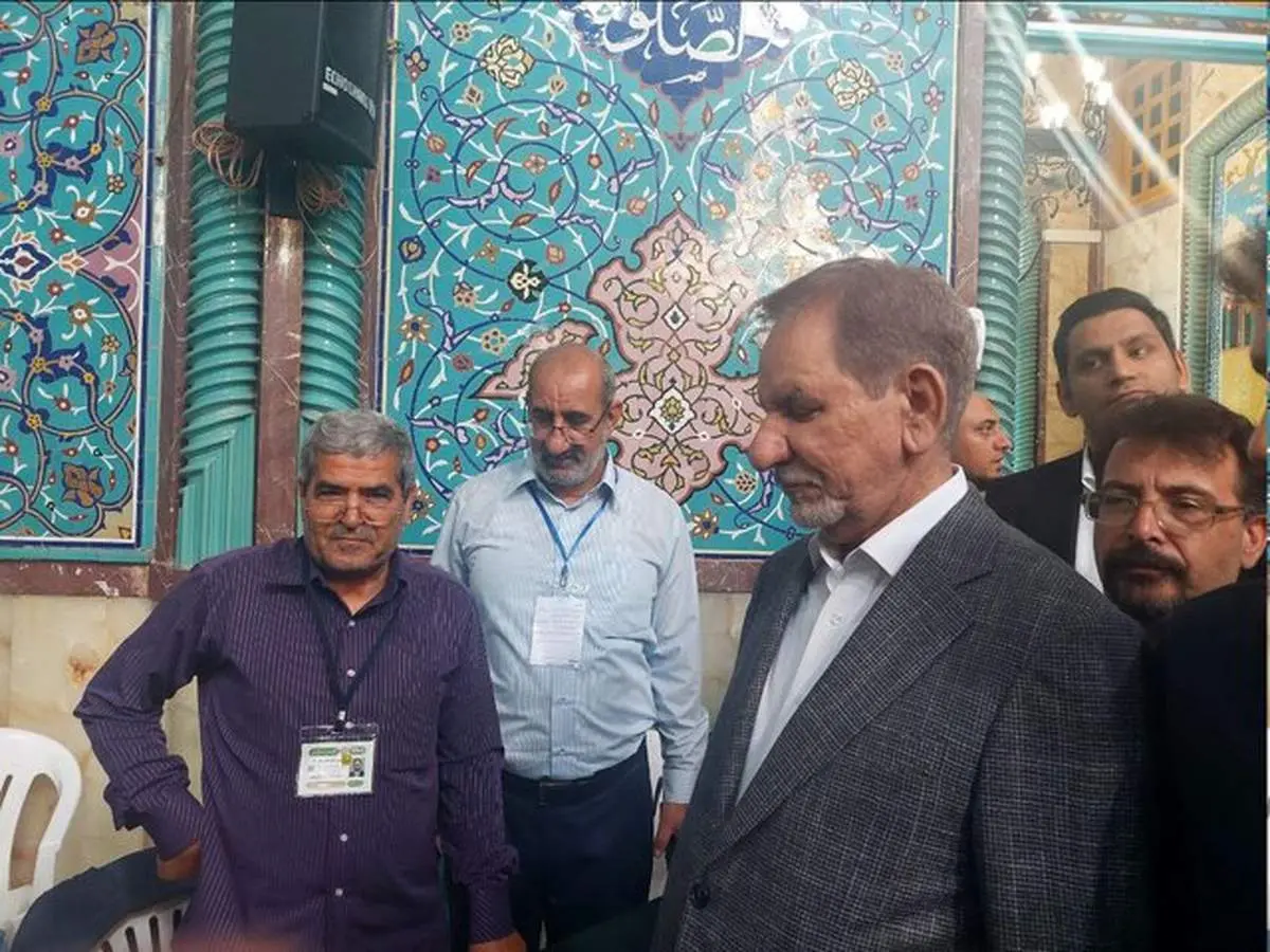 جهانگیری در انتخابات شرکت کرد
