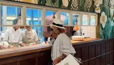 تفریح همسر بهرام رادان و پسرش در روزهای پسا جنگ