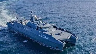 اولین ناو پهپاد بر ایران وارد تست های دریایی شد+فیلم
