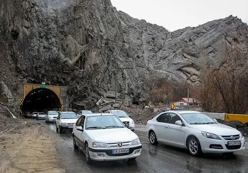 جاده کندوان دوطرفه شد
