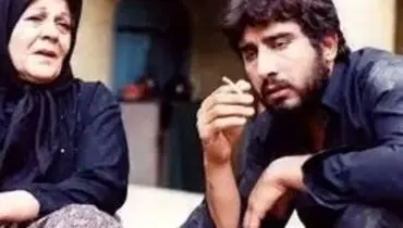 قابی قدیمی از «علی» سریال آینه عبرت در کنار سعید راد