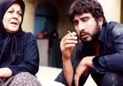 قابی قدیمی از «علی» سریال آینه عبرت در کنار سعید راد