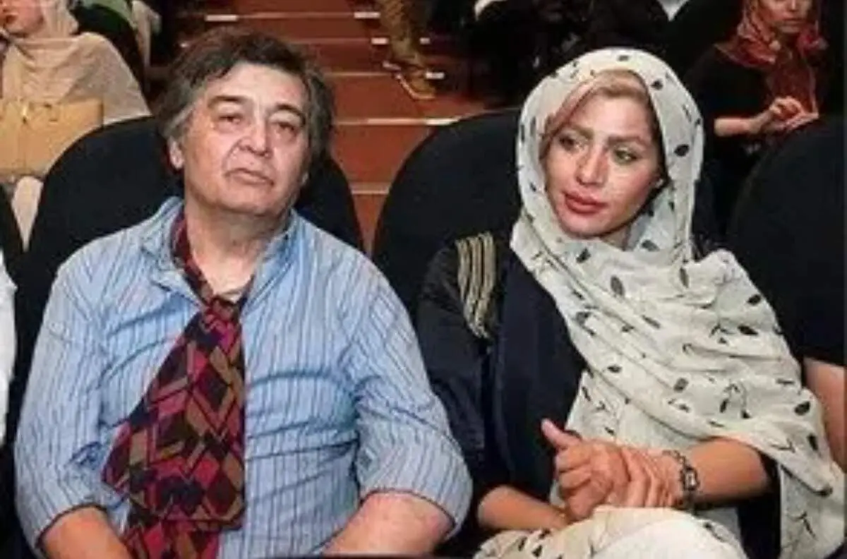 رضا رویگری در کنار افسانه بایگان؛ دهه ۶۰

