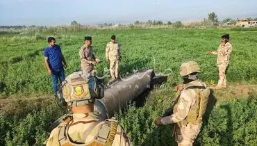 کشف لاشه موشک اسرائیل در بغداد!+ فیلم