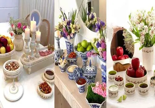 تصویری دیده نشده از فروغ فرخزاد سر سفره هفت سین/ عکس