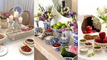 10 چیدمان سفره هفت سین خاص برای عید ۱۴۰۳+ تصاویر