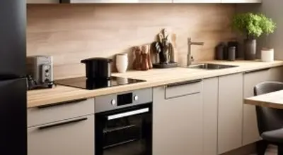 بهترین رنگ کابینت آشپزخانه برای لوازم سیلور و مشکی