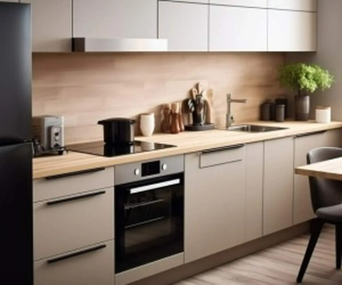 بهترین رنگ کابینت آشپزخانه برای لوازم سیلور و مشکی