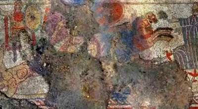 تصویر جنگ تروا در موزاییک ۲ هزارساله مصری + عکس