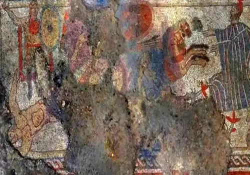 تصویر جنگ تروا در موزاییک ۲ هزارساله مصری + عکس