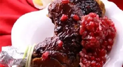 طرز تهیه مرغ ترش با انار در سه سوت!