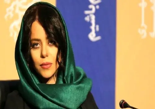 استایل مشکی الهام اخوان بازیگر آفتاب‌پرست و مرداب