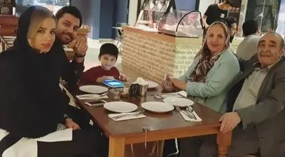 تصاویری از خانواده زنده‌یاد ایرج در مراسم تشییع/ویدیو 