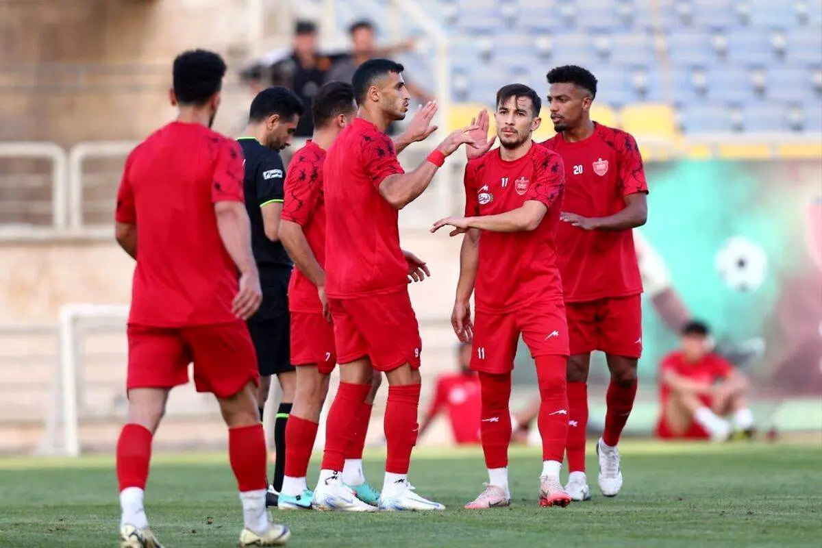پیروزی ۲ گله پرسپولیس مقابل نساجی در یک بازی تدارکاتی