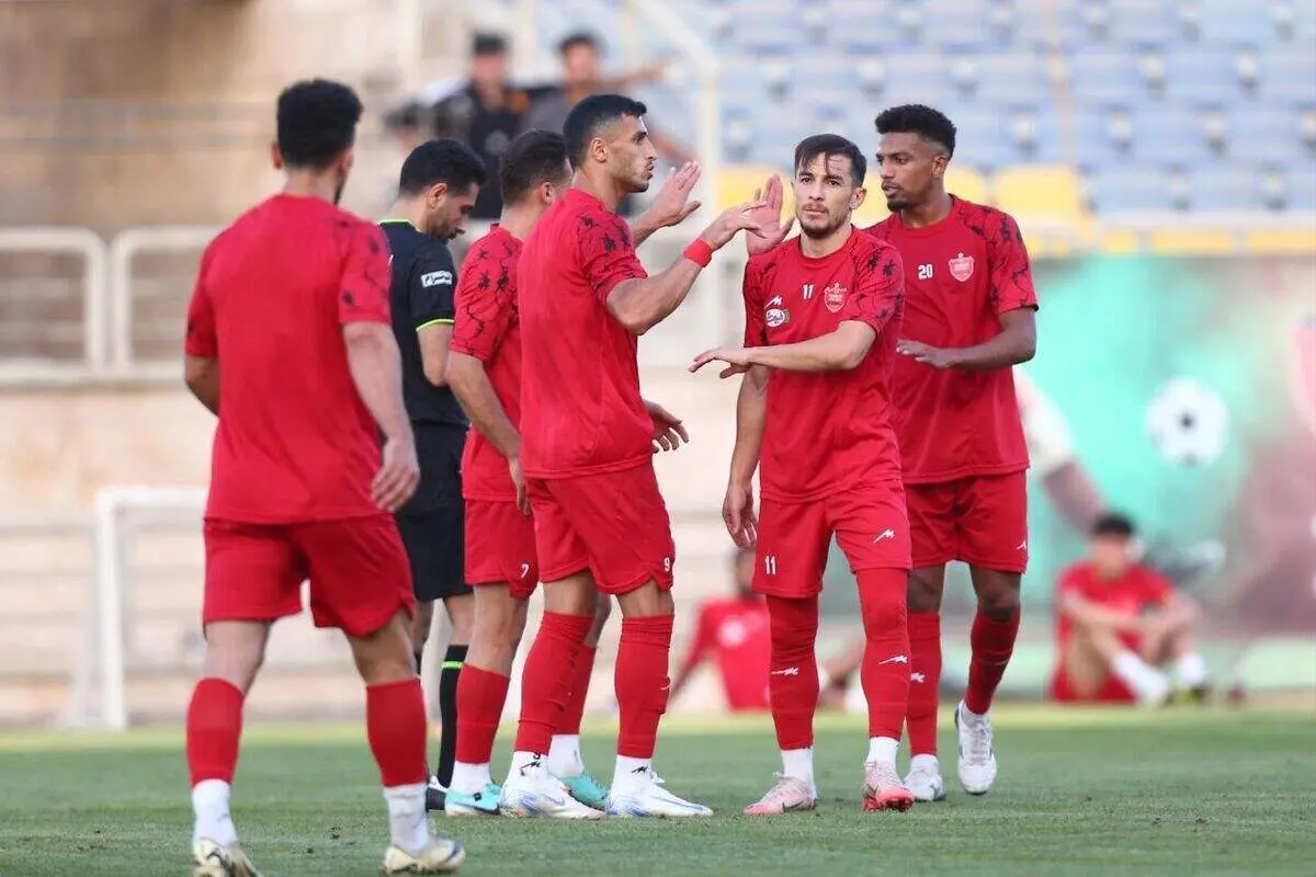 پیروزی ۲ گله پرسپولیس مقابل نساجی در یک بازی تدارکاتی