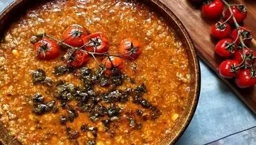 طرز تهیه تورشولو آش یا آش ترش تبریز 