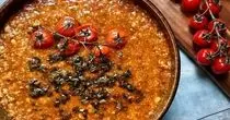 طرز تهیه تورشولو آش یا آش ترش تبریز 