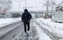 در این گرمای هوا در همدان برف بارید!
