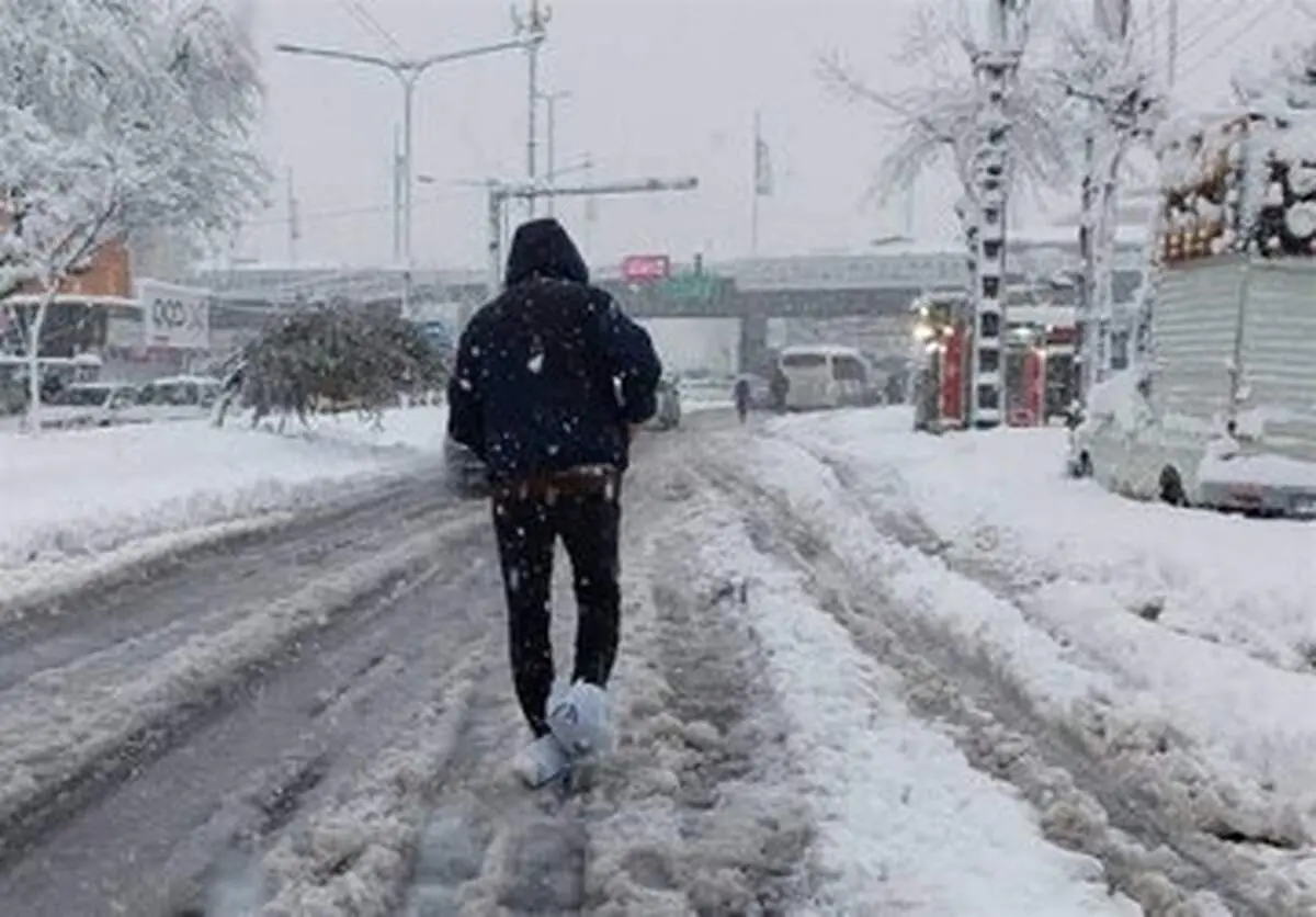 بارش برف و باران در ۴ استان