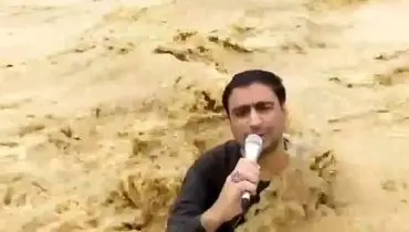 لحظه مرگ خبرنگار پاکستانی حین پخش گزارش زنده + فیلم