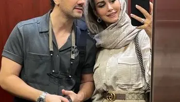 انتشار عکس دیده نشده از عروسی شاهرخ استخری و سپیده بزمی‌پور!