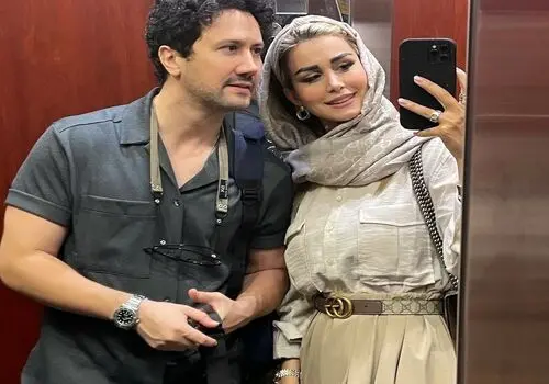 سلفی پرمهر پدر و دختر به مناسبت تولد نبات استخری!