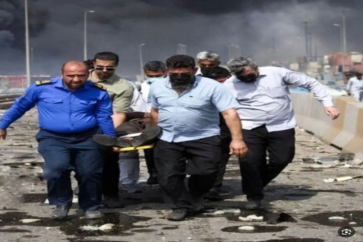 ۷ روز پس از حادثهٔ بندر شهید رجایی/عکس