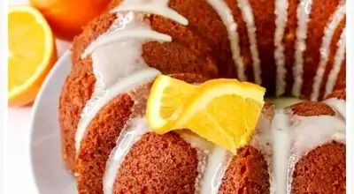 عصرونه امروز: طرز تهیه کیک پرتقالی مجلسی با سس مخصوص!